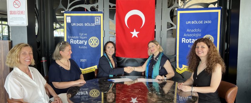 Eşit ve Erişilebilir Yaşam Rotary Kulübü ile Kardeş Kulüp anlaşması imzaladık